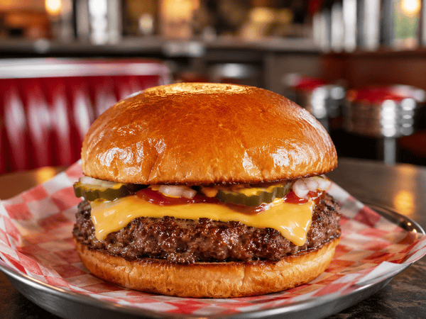 Classic Cheeseburger – fertig zubereitet